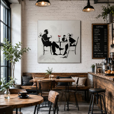 Peinture décorative sur toile