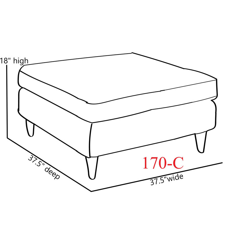Ontarius Upholstered Ottoman