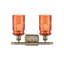 Éclairage pour meuble-lavabo à intensité réglable en laiton antique 2 lumières Wingo-47748949-107619856-107619869