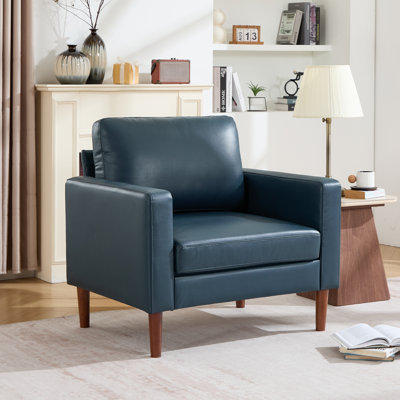  Fauteuil d'appoint 37 po en similicuir