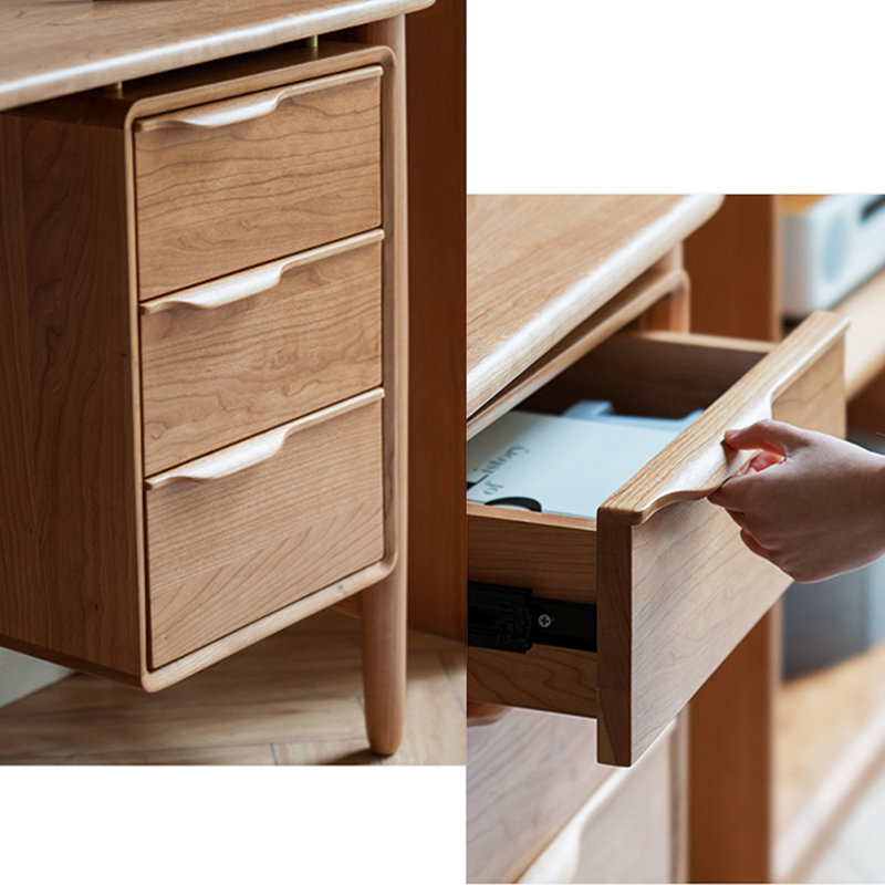 Bureau en bois massif de style italien