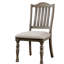 Chaises d'appoint de style transitionnel 2 pièces