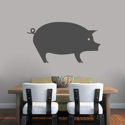 Décalcomanie murale porc