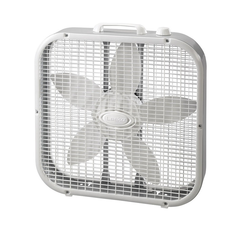 Lasko 3 speed Box Fan, White
