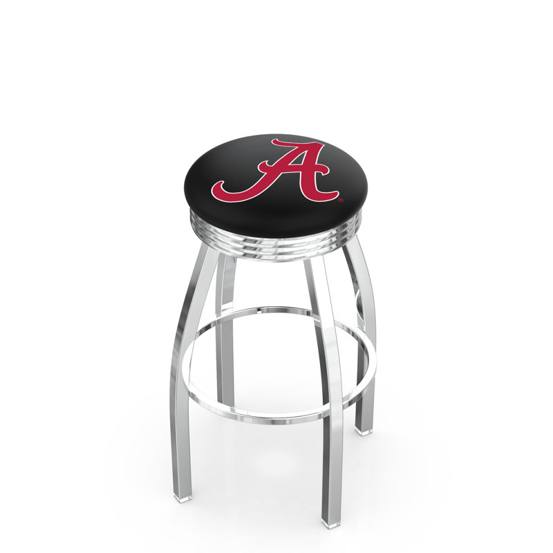Tabouret de bar Logo Series, Tabouret de bar d'une hauteur de siège de 30 po, Noir soudé uni