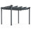 12 pi. L 10 pi. Pergola en aluminium avec auvent