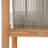 Pacifica Dining Side Chair Natural Teak/Rope/Brass