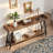 70.9" Long Console Table, Sofa Table Behind Couch with 2 Tier Storage Shelf, Narrow Entryway Hallway Table for Living Room-324098079