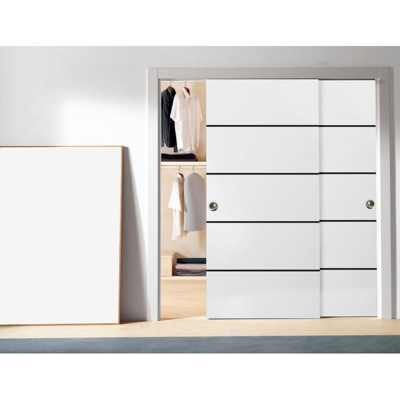 Finition en bois massif manufacturé, 60 po x 96 po, Satin blanc