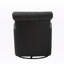 Fauteuil pivotant en polyester de 29,13 po de large Kaizlee-1408668824
