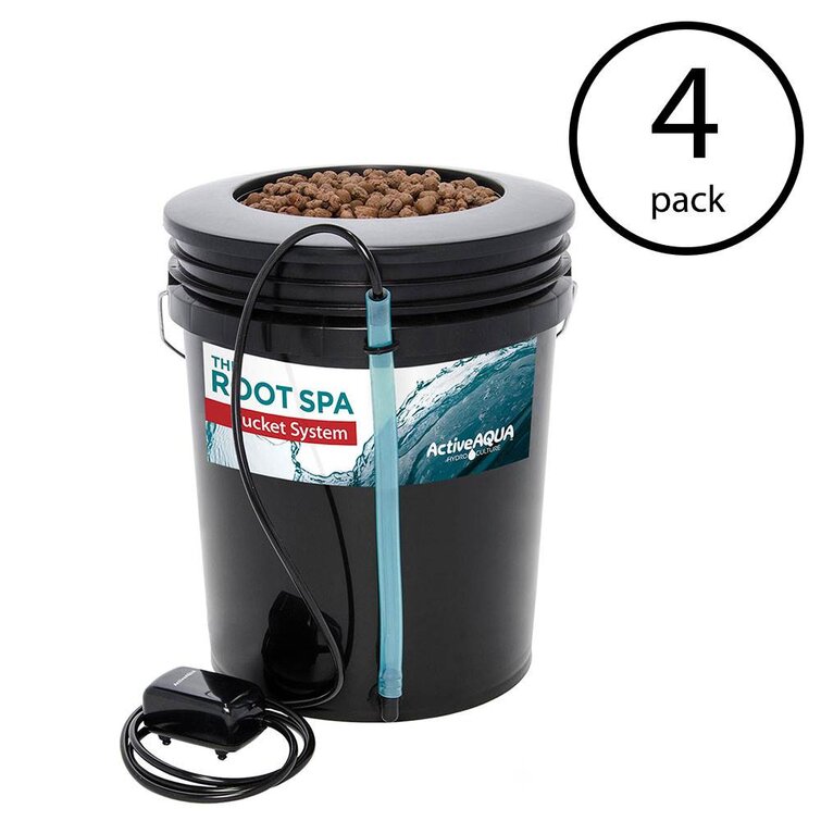 Hydrofarm 3 Gallon Black Bucket