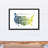" Watercolor United States Map "-1961699409