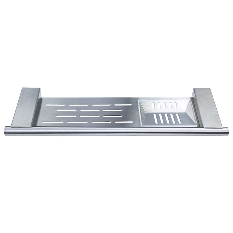 Maddox Soap Dish, Brushed Stainless