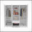 Armoire Maya, chambre, blanc-673368049