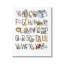 Art mural personnalisé à motif d'alphabet cmw-004-523064405-523064747-523083486