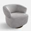 Fauteuil demi-tonneau rotatif Modern