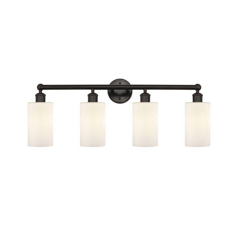 Caldello 4 - Light Dimmable Vanity Light, Matte White, Oil Rubbed Bronze