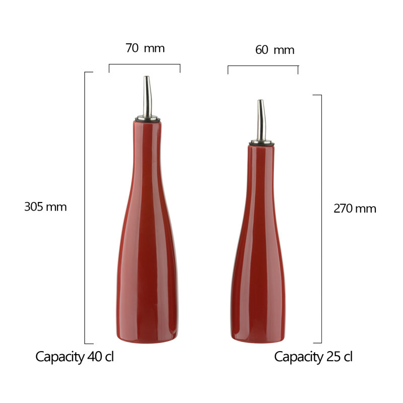 SCOOP! Oil & Vinegar Set, Red