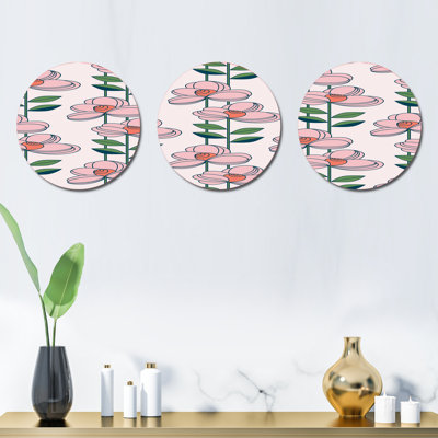 Plants & Flowers Wall Decor on Metal
