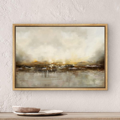 " Golden Landscape By The Sea On A Cloudy Day Coastal Ocean "
