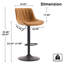 Tabourets de bar pivotants à hauteur réglable Modern-466486048