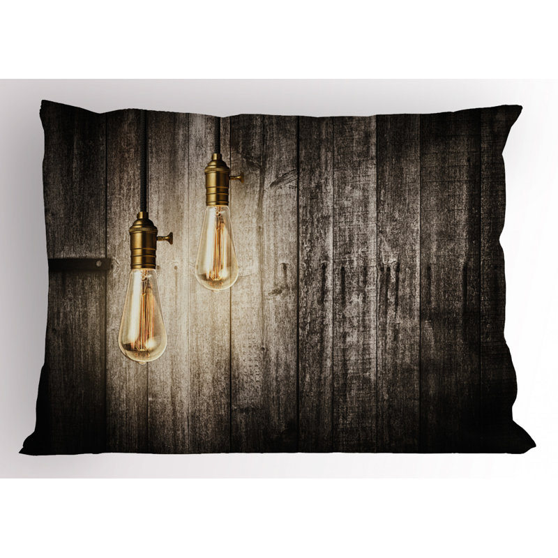 Retro Polyester Sham Set, King