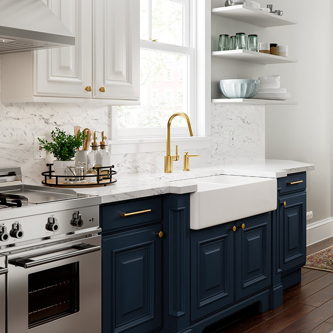 Moen Align One Handle Modern Kitchen Pulldown Faucet with Reflex and Power Clean Technology