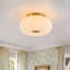 Plafonnier encastré 3 lumières Mid-Century