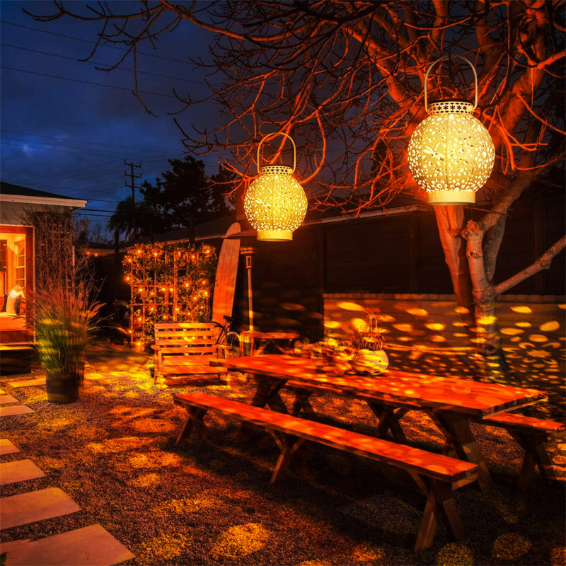 Claudius 15cm Solar Powered Integrated LED Outdoor Lantern