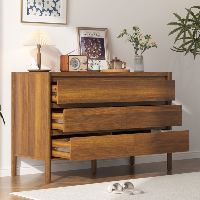 Commode 6 tiroirs l 47,2 po