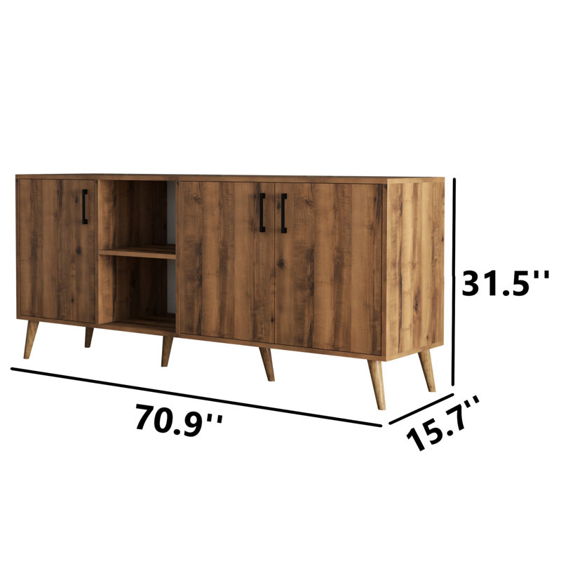 Console Alexiel 70,87 po, Noyer
