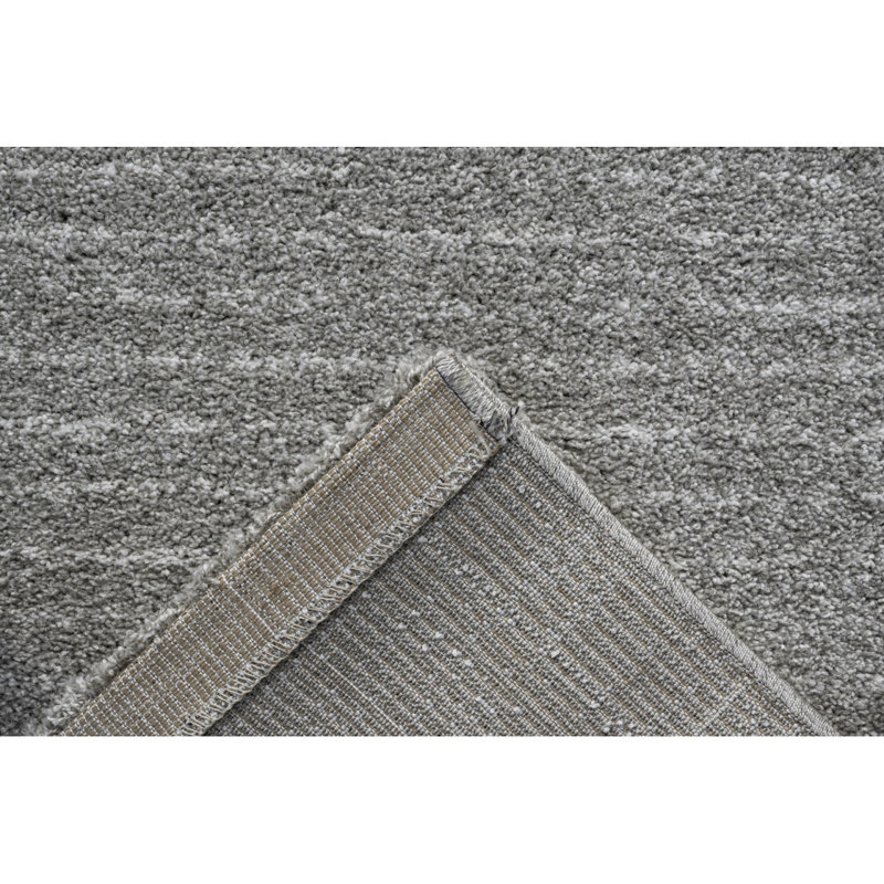 Tapis gris, ivoire et blanc en polypropylène Granada Liora