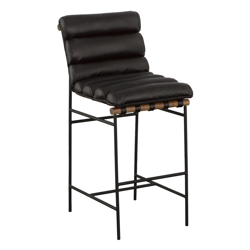 Luca Stool, Black, Bar Stool (30" Seat Height)