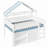 Loft Bed With Canopy Roof And Storage Cabinet-1502846536