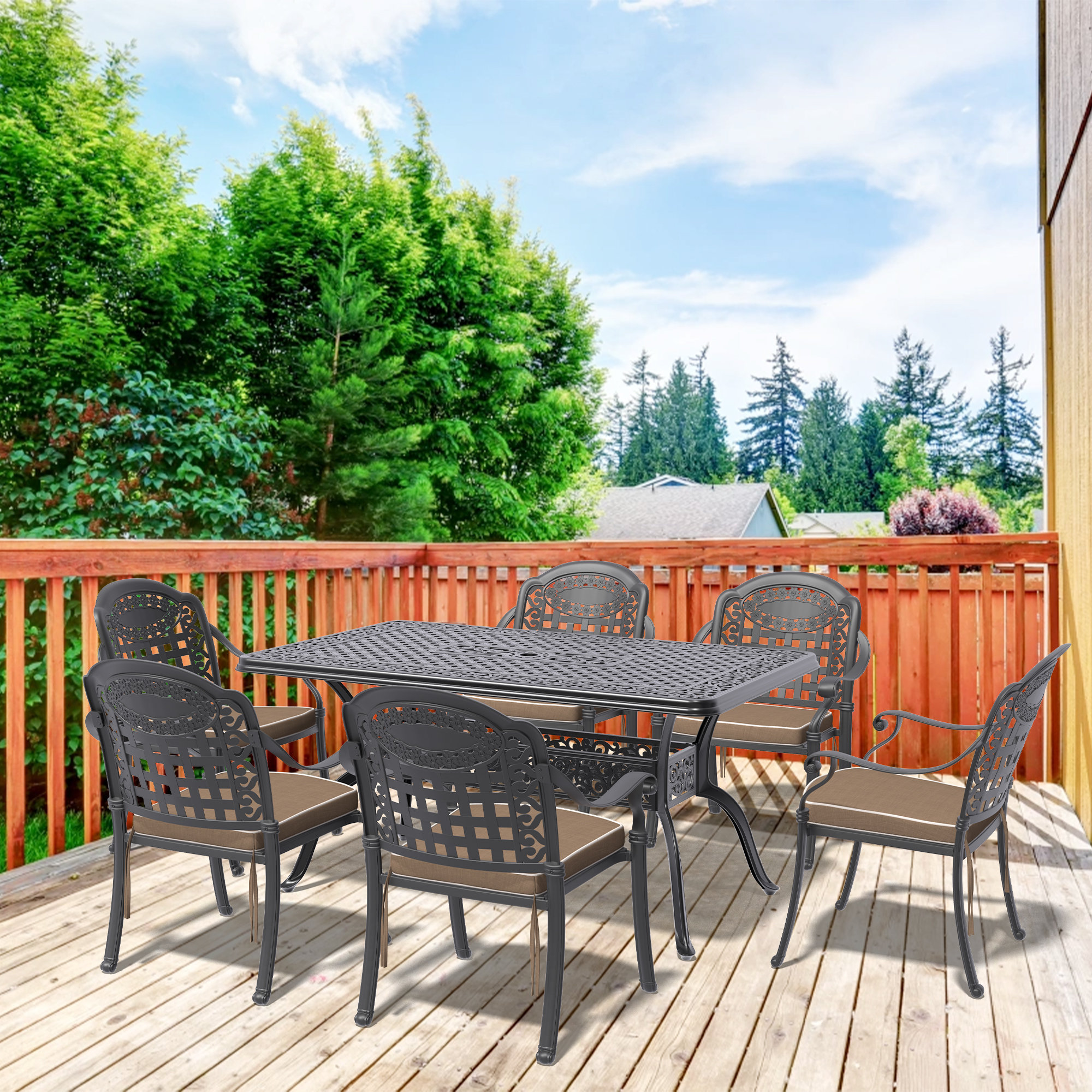 Canora Grey Outdoor Dining Set With Random Colour - Wayfair Canada