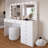 Boahaus Ketevan Extra-Large Makeup Vanity with Lights Bulbs Built-in and Big Mirror