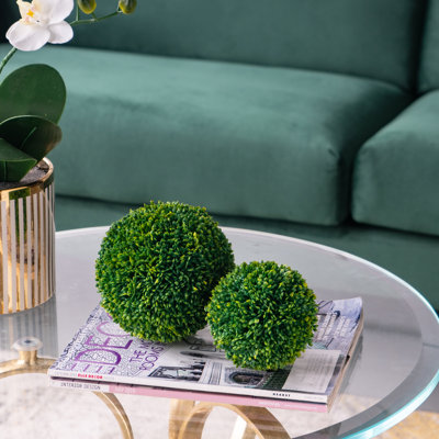 5.9'' Faux Boxwood Topiary