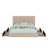 Deyani Storage Platform Bed with 4 Drawers and Adjustable Headboard, Block Square Stitched Linen Headboard-2028604447-2062605426
