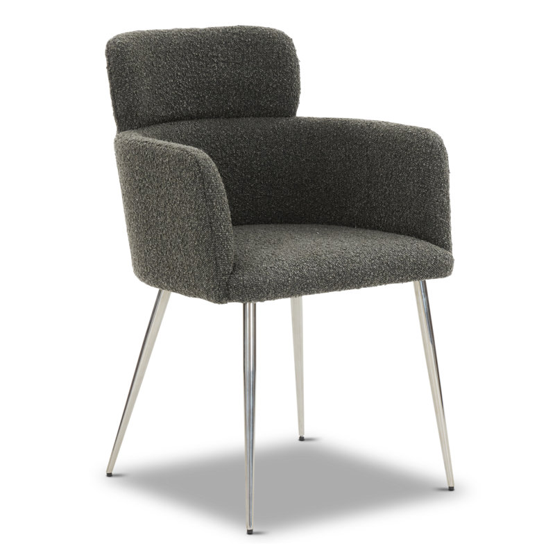 Atlas Dining Chair In Juniper Green Boucle