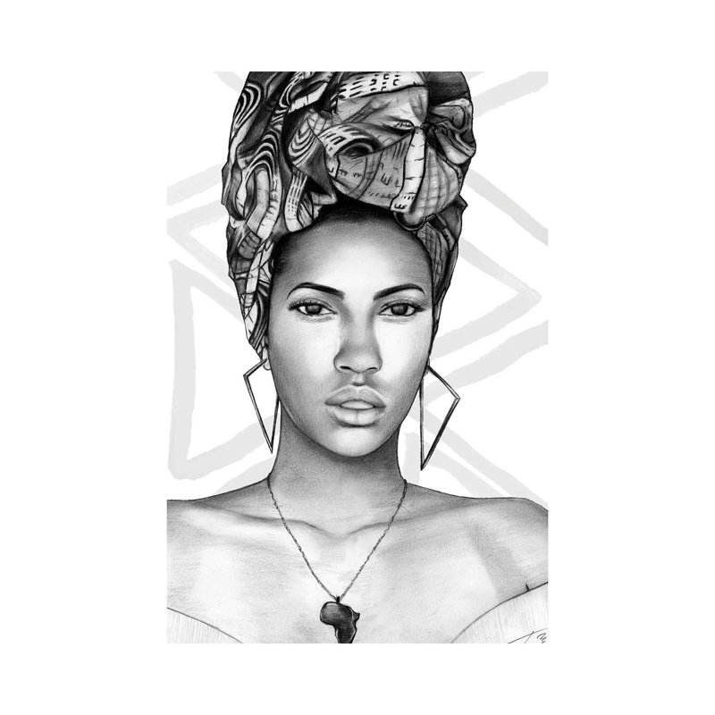 Formation by Tafari Mills - Wrapped Canvas Gallery-Wrapped Canvas Giclée, 12" H x 8" W, Wrapped Canvas