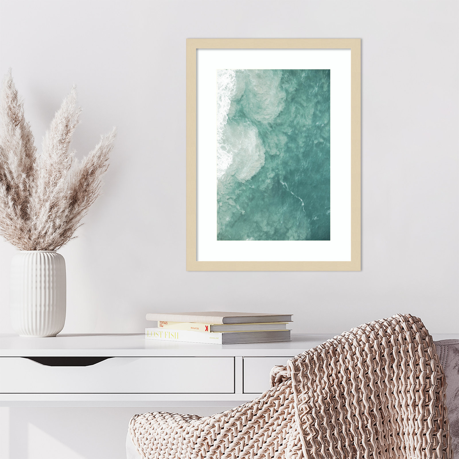 Daisey "Oceano" Print by Shot by Clint, 21" H x 16" W, Brown