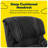 Serta Hannah Executive Office Chair, Ergonomic Lumbar Support, Firm Seat Cushion, Deep Body Pillows-92240313-41620975