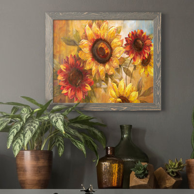" Sunflower Cheer " Painting Print