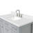 Abbate 42" Single Bathroom Vanity with White Quartz Top-85364363