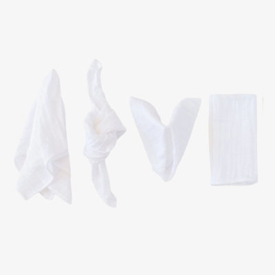 Cotton Napkins – White (Set of 4)
