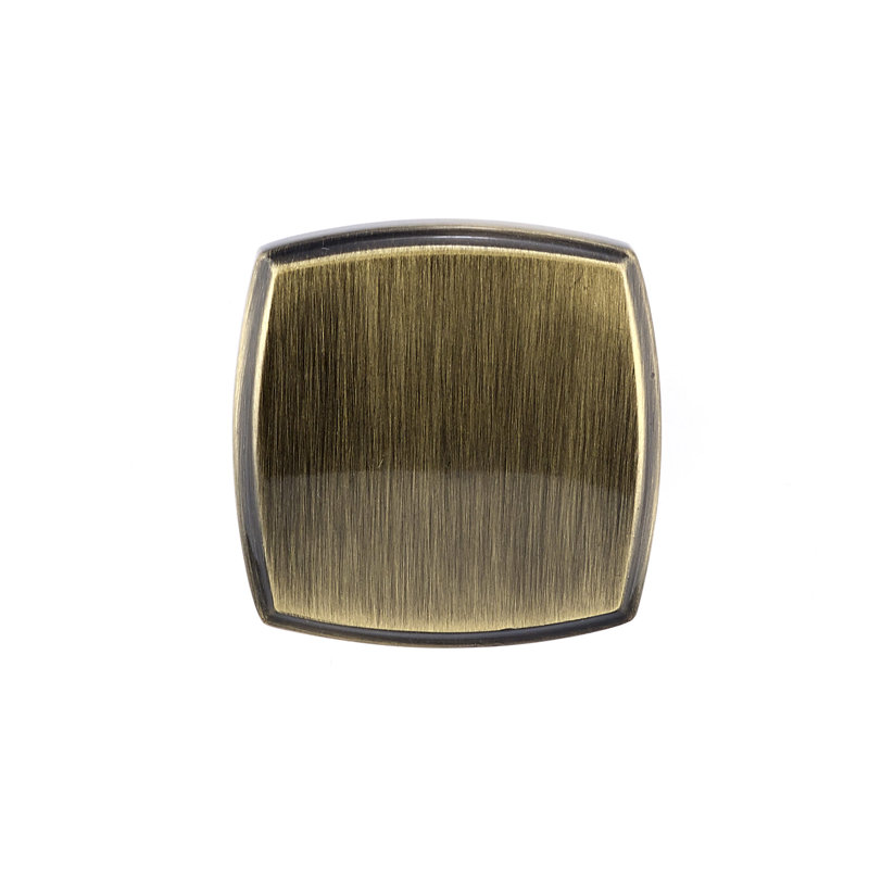 Expression Square Knob, Antique English