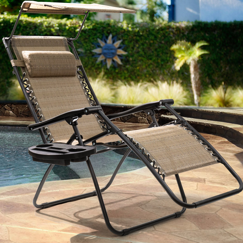 Hutzler Folding Camping Bench, Beige