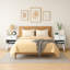 38 cm W Bedside Table-1079128608