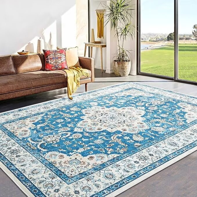 Tapis Fantazia avec envers antidérapant, Rectangle 8 pi x 10 pi
