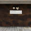 Table de foyer au gaz 42 pouces, table de foyer rectangulaire avec effet de texture imitant le ciment, table de foyer d'extérieur 50000BTU pour le patio, la cour, le chauffage de jardin